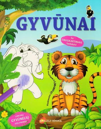 Gyvūnai. Spalv. kn.