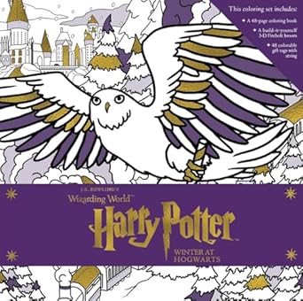 Harry Potter: Winter at Hogwar ts Coloring Set