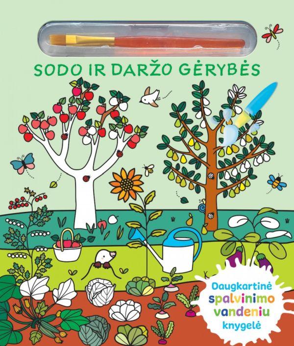 Sodo ir daržo gėrybės Spalvinimo knyga