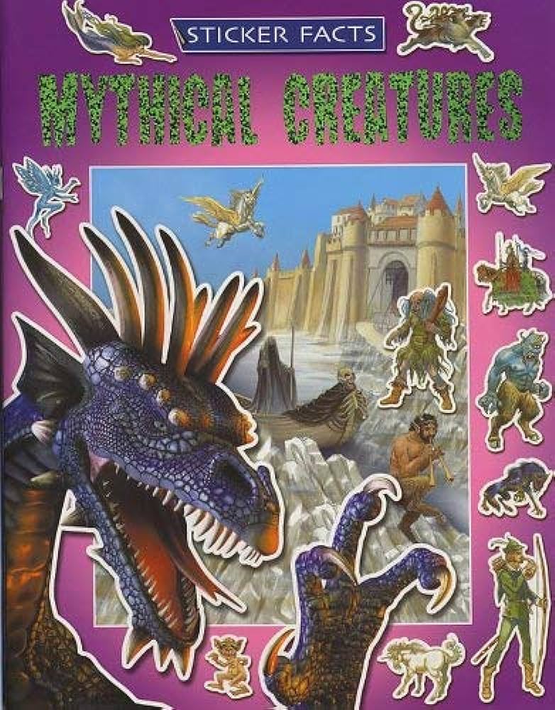 Mythical Creatures Stickers book