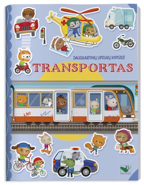 Transportas. Daugkartinių lipdukų knygelė