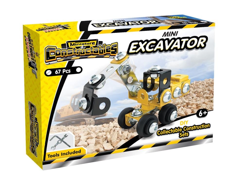 BMS Construct It Kit Mini- Excavator 67 pcs