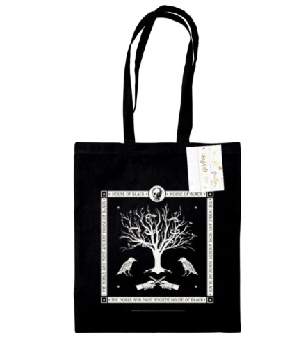 Harry Potter (House Of Black) Black Tote Bag
