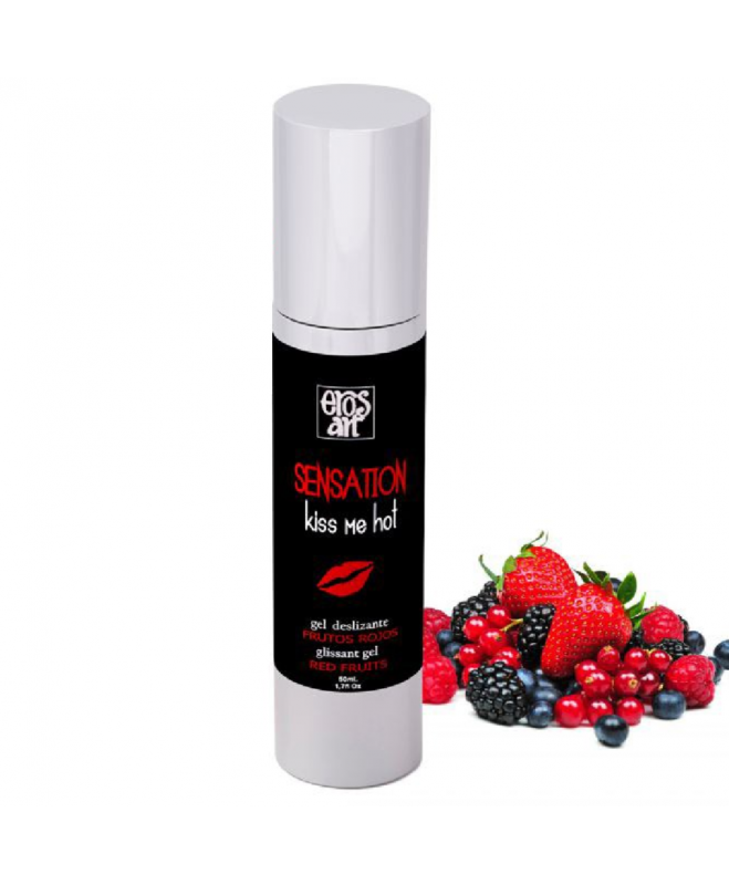 EROS SENSATTION NATURAL LUBRICANT RED FRUIT 50 ML