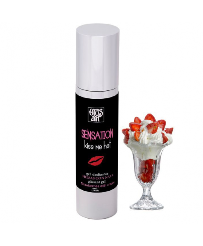 EROS SENSATTION NATURAL LUBRICANT STRAWBERRIES WITH CREAM 50 ML