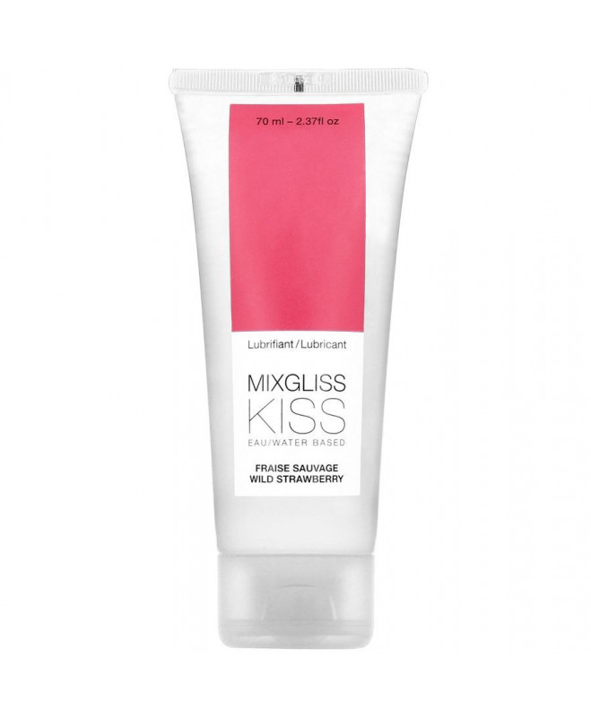 MIXGLISS WATER BASED LUBRICANT STRAWBERRY FLAVOR 70 ML