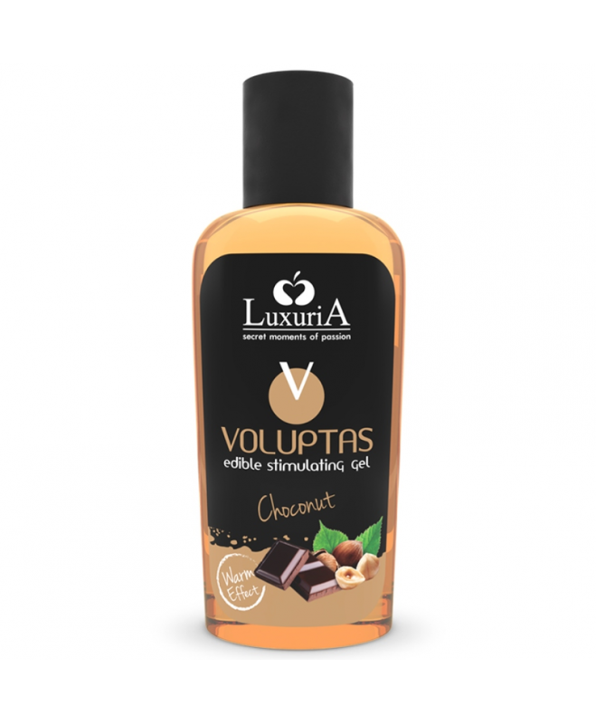 LUXURIA VOLUPTAS EDIBLE MASSAGE GEL WARMING EFFECT CHOCONUT 100 ML