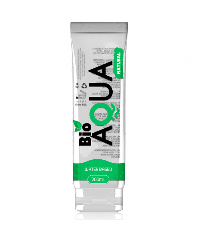 BIOAQUA LUBRICANT NATURAL INGREDIENTS WATER BASED 200 ML