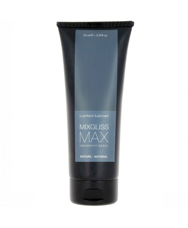 MIXGLISS MAX NATURAL WATER-BASED ANAL LUBRICANT 70 ML