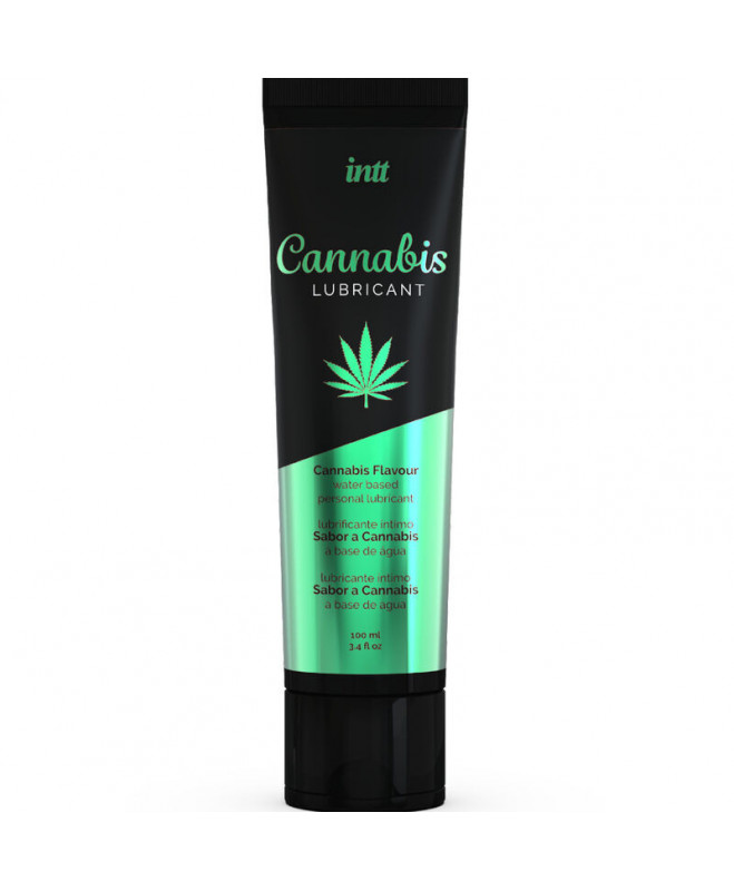 INTT LUBRICANTS - WATER-BASED INTIMATE LUBRICANT WITH CANNABIS FLAVOR 100 ML