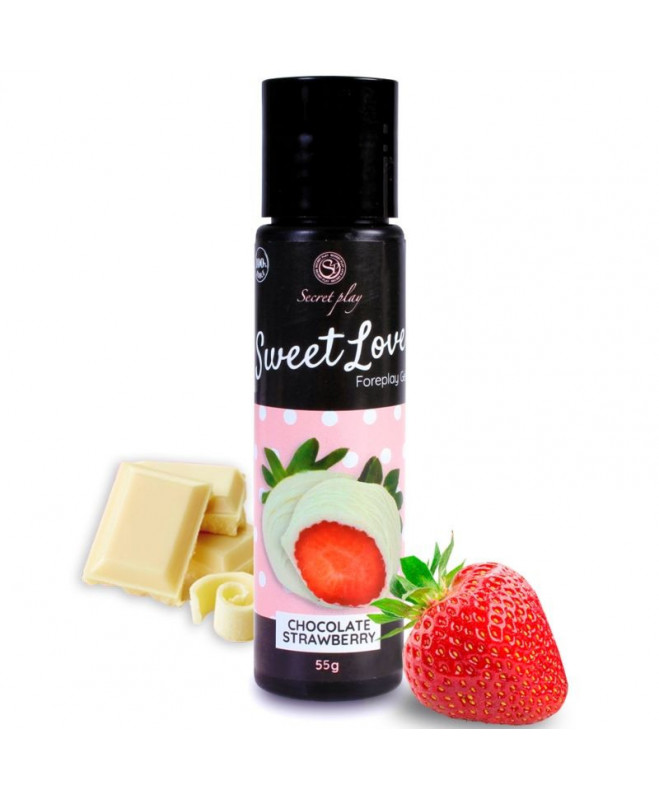 SECRETPLAY GEL SWEET LOVE STRAWBERRY AND WHITE CHOCOLATE 60 ML