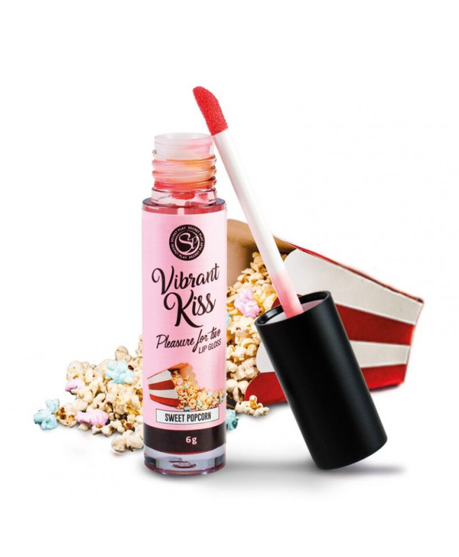 SECRETPLAY LIP GLOSS VIBRANT KISS SWEET POPCORN 6 G