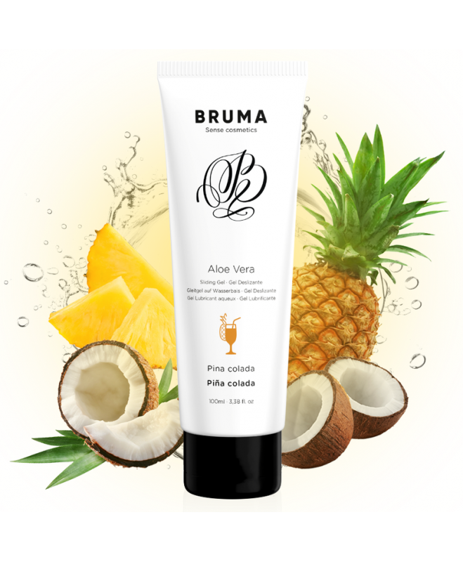 BRUMA - ALOE VERA SLIDING GEL PINA COLADA FLAVOR 100 ML