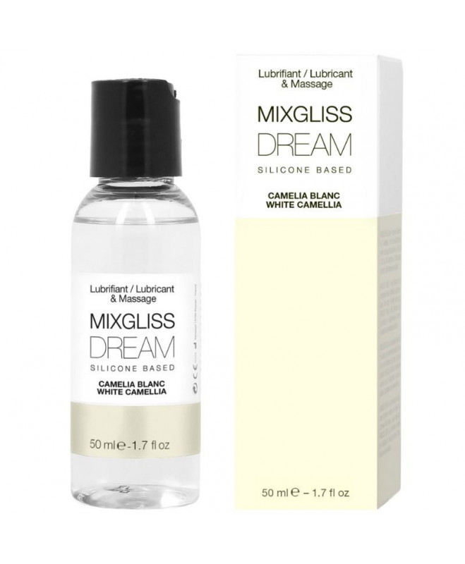 MIXGLISS DREAM WHITE CAMELIA SILICONE LUBRICANT 50 ML