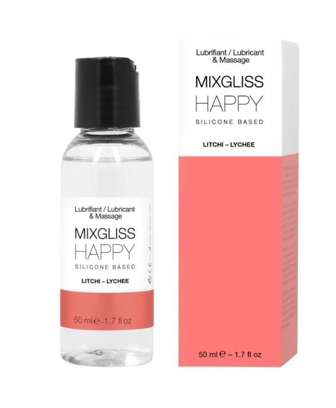 MIXGLISS HAPPY LITCHI SILICONE LUBRICANT 50 ML