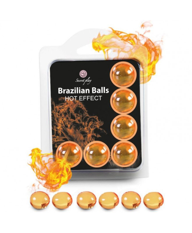 SECRETPLAY SET 6 BRAZILIAN BALLS HEAT EFFECT