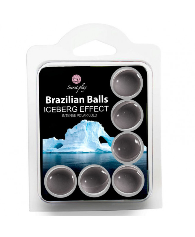 SECRET PLAY SET 6 BRAZILIAN BALLS ICEBERG EFFECT