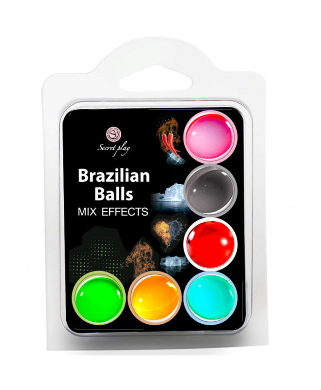 SECRET PLAY SET 6 BRAZILIAN BALLS MIX EFFECT