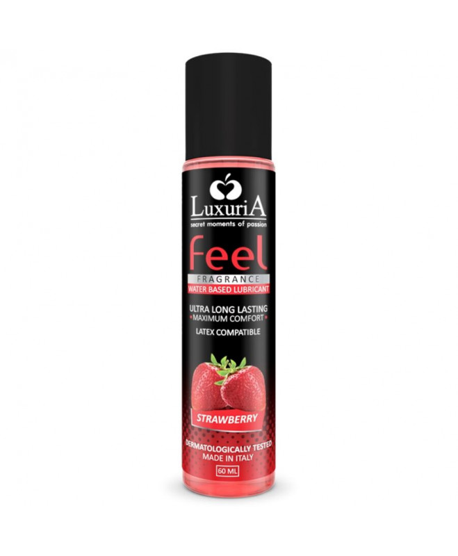 LUXURIA FEEL STRAWBERRY WATER BASED LUBRICANT 60 ML