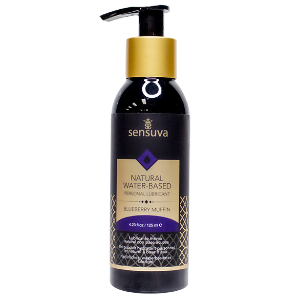 Sensuva - natural water-based personal moisturizer blueberry muffin 125 ml