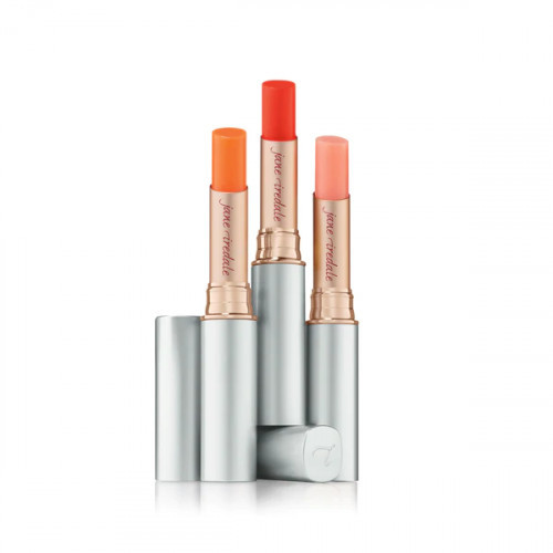 Jane Iredale Just Kissed Lip and Cheek Stain Lūpų pigmentą išryškinantis balzamas, Forever Peach