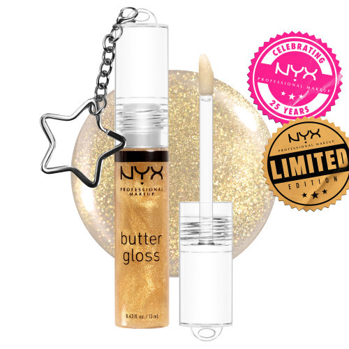 NYX Professional Makeup Butter Lip Gloss 25k Gold Lūpų blizgis, 13ml