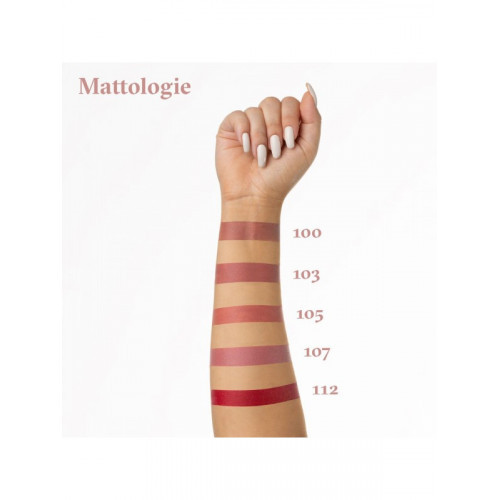 Paese Mattologie Matte Lipstick Matiniai Lūpų Dažai, Mattologie 107