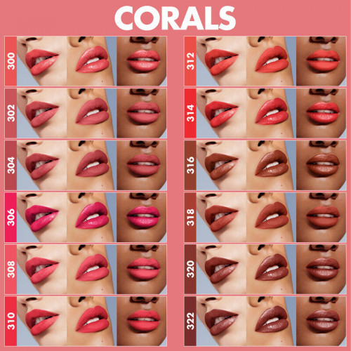 Make Up For Ever Rouge Artist Intense Color Lipstick Ilgai išliekantys lūpų dažai, 310 - Cool Papaya