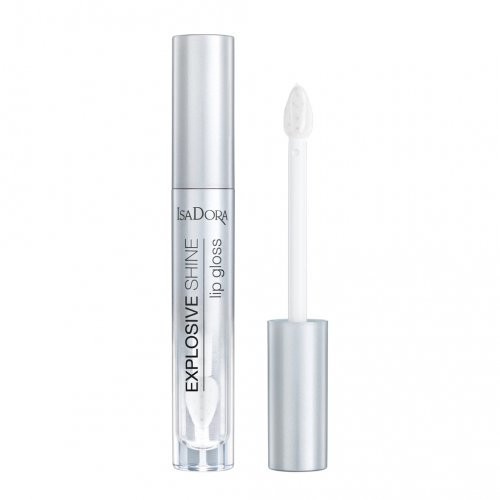 Isadora Explosive Shine Lip Gloss 3D spindesio suteikiantis lūpų blizgis, 80 Crystal Clear