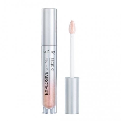 Isadora Explosive Shine Lip Gloss 3D spindesio suteikiantis lūpų blizgis, 81 Diamond Crush