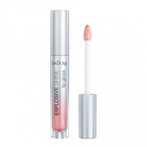 Isadora Explosive Shine Lip Gloss 3D spindesio suteikiantis lūpų blizgis, 82 Pink Sparkle