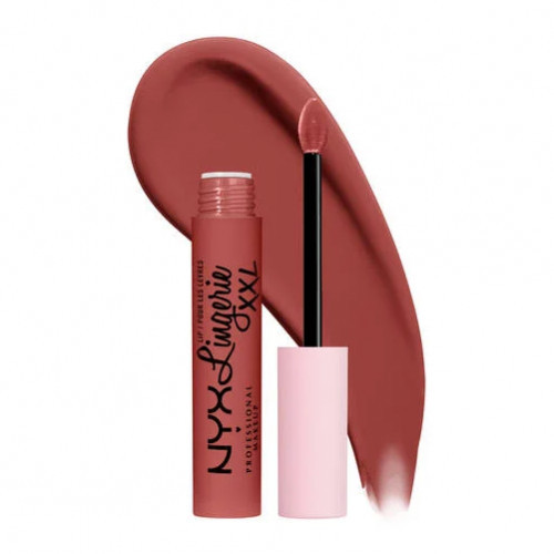 NYX Professional Makeup Lip Lingerie XXL Matte Liquid Lipstick Matiniai lūpų dažai, Warm Up