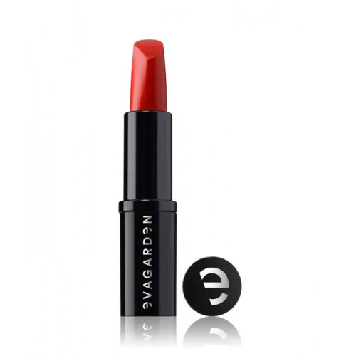 EVAGARDEN Care Color Lipstick Pigmentuoti, drėkinantys lūpų dažai, 592 Cherry Red