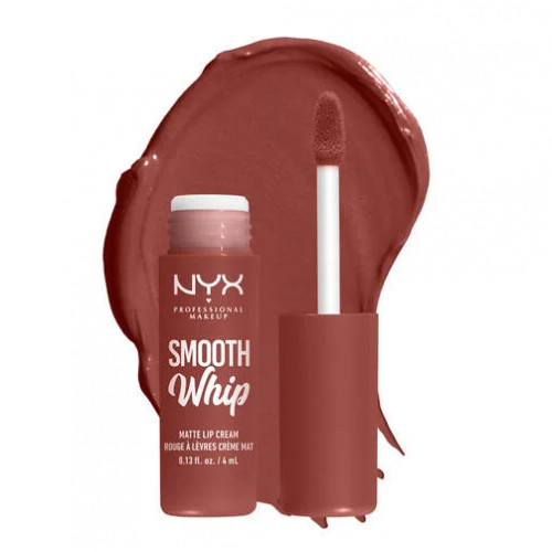 NYX Professional Makeup Smooth Whip Matte Lip Cream Matiniai lūpų dažai, 03 Latte Foam