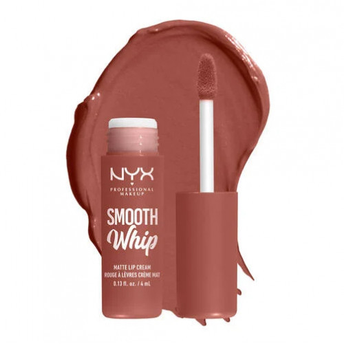 NYX Professional Makeup Smooth Whip Matte Lip Cream Matiniai lūpų dažai, 04 Teddy Fluff