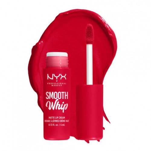 NYX Professional Makeup Smooth Whip Matte Lip Cream Matiniai lūpų dažai, 13 Cherry Creme