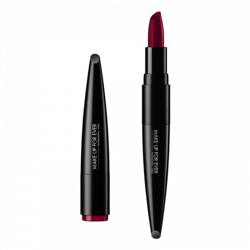 Make Up For Ever Rouge Artist Intense Color Lipstick Ilgai išliekantys lūpų dažai, 418 - Cheerful Burgundy