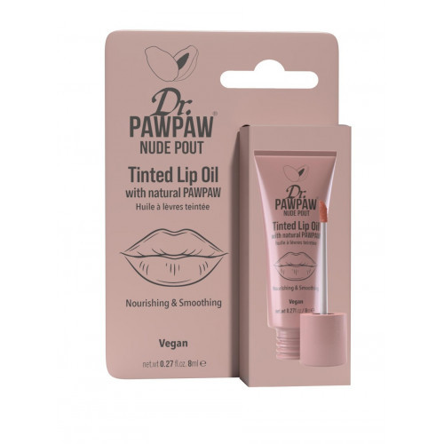 Dr.PAWPAW Tinted Lip Oil Lūpų aliejus su atspalviu, Nude Pout
