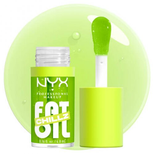 NYX Professional Makeup Fat Oil Lip Drip Lūpų blizgis, Kiwi Freezie