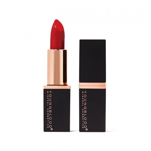 Youngblood Mineral Creme Lipstick Kreminiai mineraliniai lūpų dažai, Vixen.