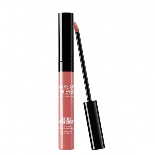 Make Up For Ever Artist Nude Creme Skin Flattering Liquid Lipstick Skysti lūpų dažai, 06- Nude