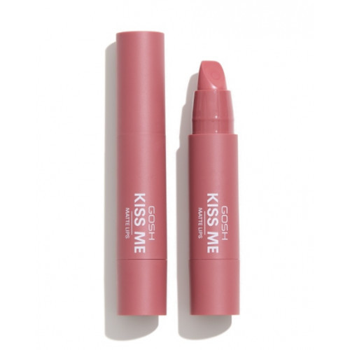 GOSH Copenhagen Kiss Me Matte Lips Matiniai lūpų dažai, 001 Hot Kiss