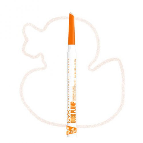 NYX Professional Makeup Duck Plump Plumping Lip Liner Putlinantis lūpų pieštukas, Ducking Clear
