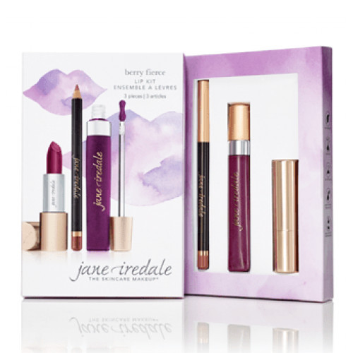 Jane Iredale Lip Kit Rinkinys Lūpoms, Berry Fierce