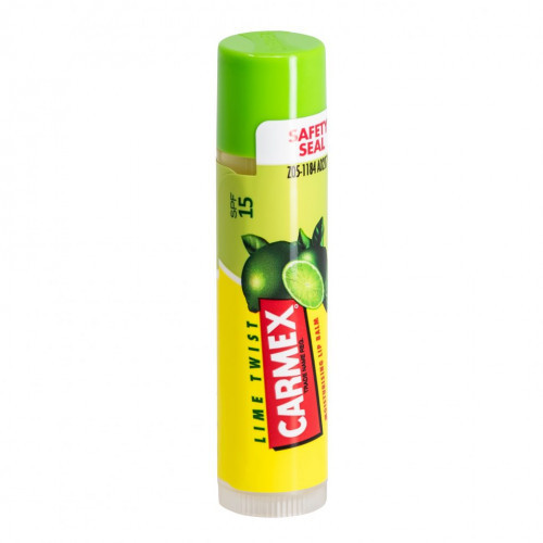 Carmex Carmex Lime Twist Lip Balm SPF/LSF15 Laimo skonio lūpų balzamas, 4.25g