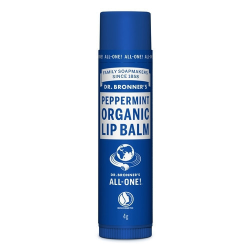 Dr. Bronner's Peppermint Organic Lip Balm Ekologiškas lūpų balzamas, 4g