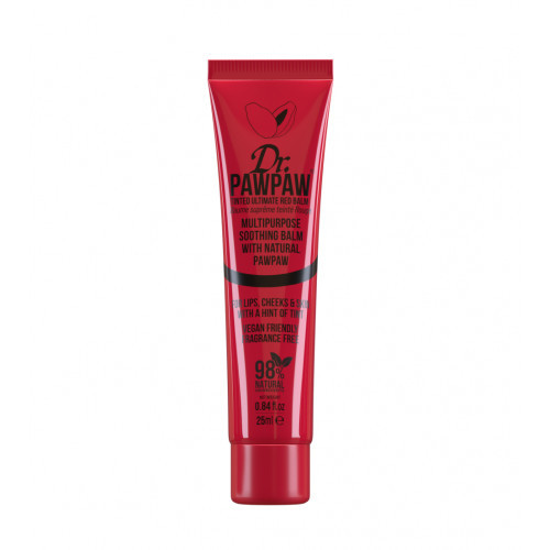 Dr.PAWPAW Tinted Ultimate Red Balm Daugiafunkcis lūpų balzamas su spalva, 25ml