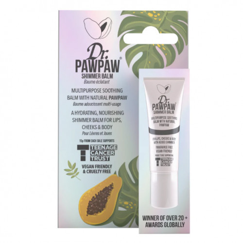 Dr.PAWPAW Multipurpose Shimmer Balm Daugiafunkcis, blizgesio suteikiantis lūpų balzamas, 10ml