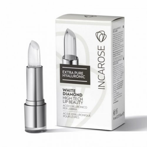 Incarose White Diamond Hyaluronic Acid For Lips Lūpų dažai-blizgesys ypatingam drėkinimui, 4ml