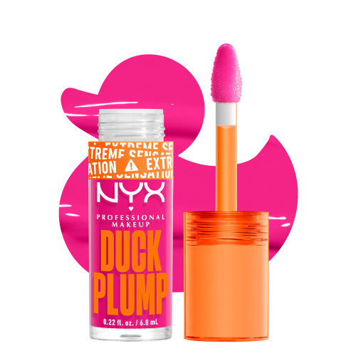 NYX Professional Makeup Duck Plump Lip Gloss Putlinamasis lūpų blizgis, 12 Bubblegum Bae